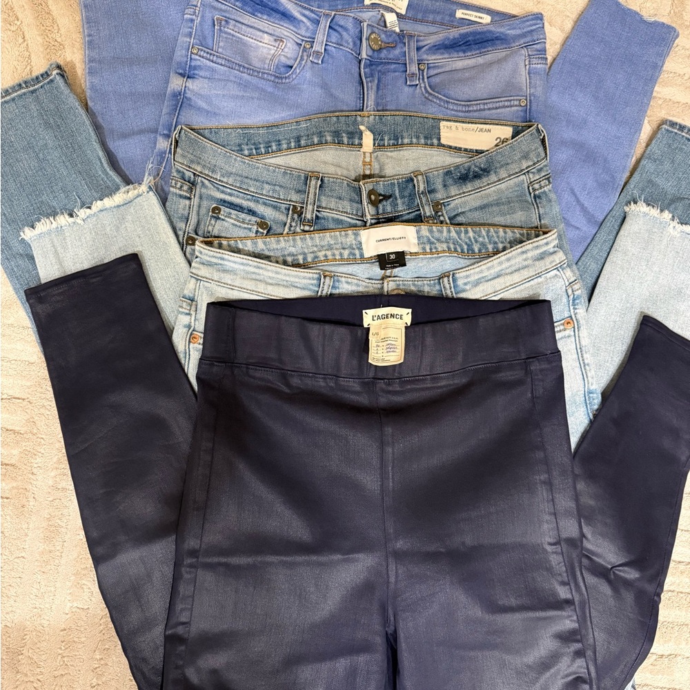 Rag & bone; L’agence; William Rast; Current /elliot  skinny jeans